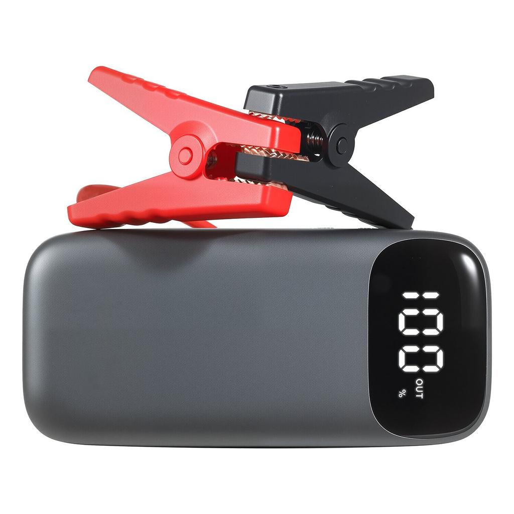Jump Starter, 6000A Peak, Car Jumper Starter Battery Pack, 12V Portable Lithium Battery Booster, Jump Box Power Bank with 3 Modes Flashlight and