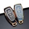 TPU Shell Fob Holder Car Smart Key Case Cover For Ford Fiesta Fusion Kuga Ecosport Focus 3 4 ST Mondeo MK3 MK4 Accessories