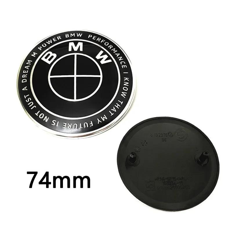 2026 Hot BMW Car Hood Rear Emblem Steering Wheel Stickers Rims Cap Badge 1/4/7 Pcs Compatible with G01 G20 X3 X5 F30 E36 F20 E46 X6 M4 E6