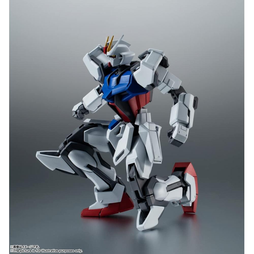 ROBOT Spirits SIDE MS Mobile Suit Gundam SEED GAT-X105 Strike Gundam ver. АНИМЕ. (Версия для перепродажи) приблизительно. Подвижная фигура толщиной 125 мм, окрашенная из ПВХ и АБС-пластика