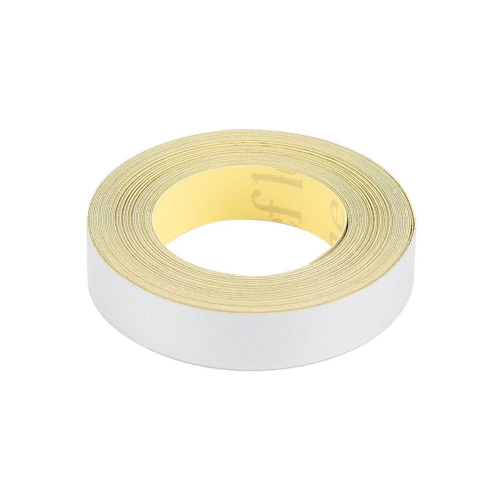 1 см*5 м светоотражающая лента для автомобиля, предупреждающая, безопасная, наклейка для украшения автомобиля, светоотражающая защитная пленка для мотоциклов, автонаклейки