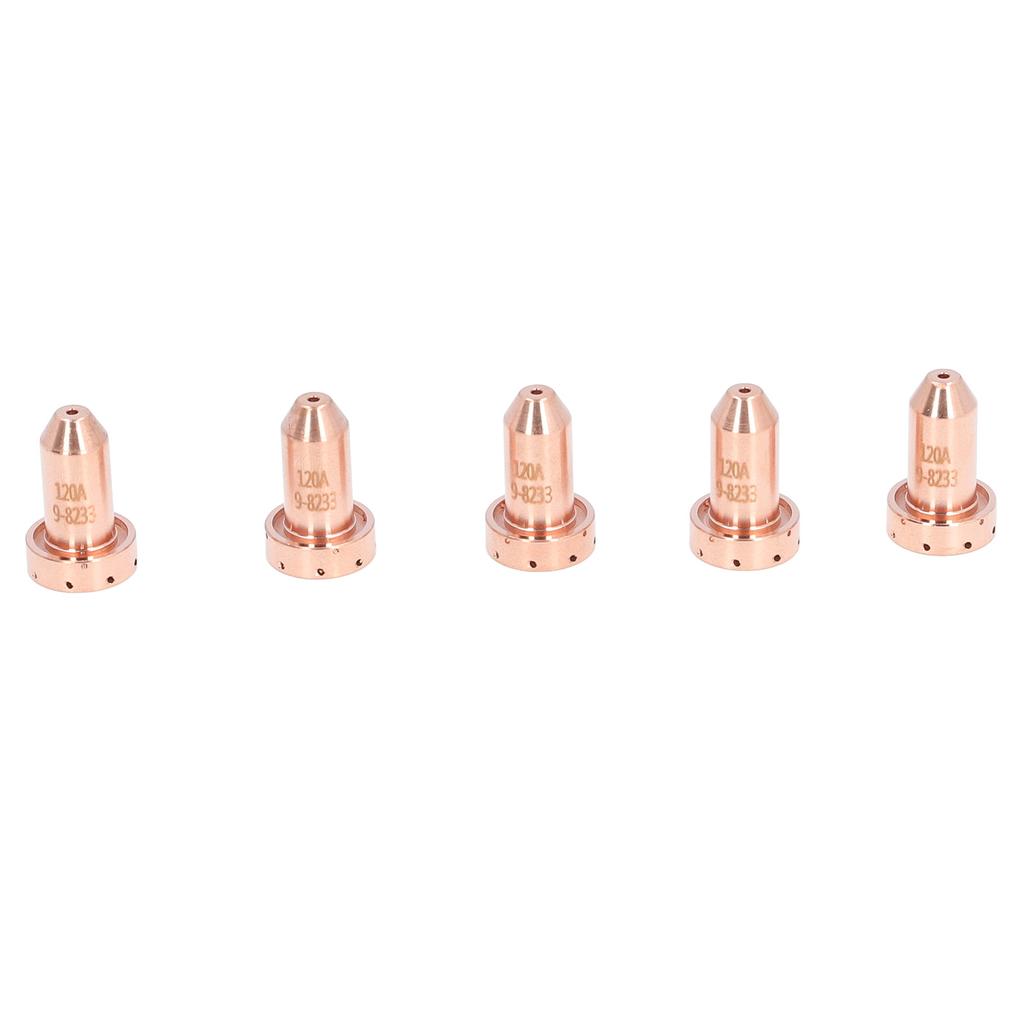 5PCS 9‑8233 Nozzle Tips Brass Cutting Torch Tip Replacement Plasma Cutter Consumables for SL60 SL100