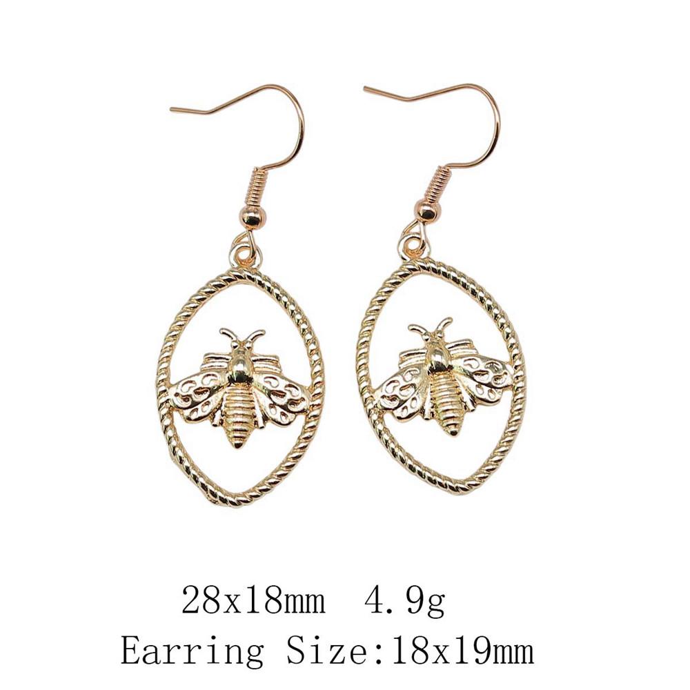 Подарки для женщин Серьги-клипсы в виде пчелиных сот, серьги-подвески и висячие серьги, женская одежда, милые серьги