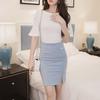 Slim Office Skirt Women Sexy Elastic High Waist Pencil Skirts