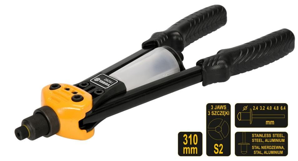 Vorel Front Lever Riveter 2.4 - 6.4Mm 70202