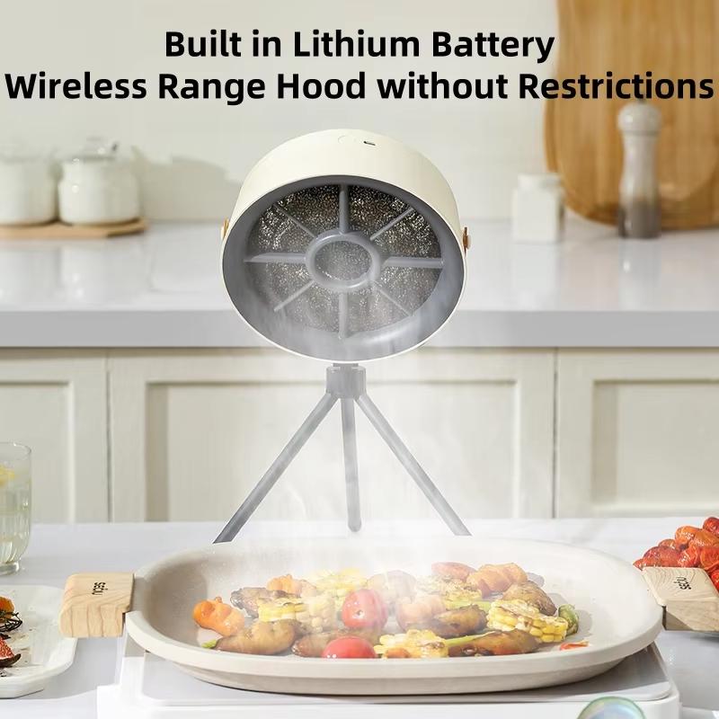 Настольная вытяжка с функцией фильтрации, портативный кухонный вентилятор с 3 скоростями для кемпинга и домашнего хозяйства