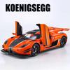 1/24 Koenigsegg ONE 1 Alloy Miniature Car Diecast Metal Scale Car Model Sound and Light Collection Children Toy Vehicles Gift