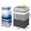 New Waterproof Fabric Laundry Basket Simple Clothes Sundries Storage Box Foldable Bag Large Capacity Laundry Basket