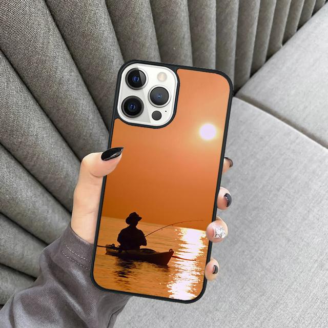 Рыбак Рыбалка Чехол для телефона Для iPhone 17 Air 16 15 14 Plus apple 16 11 12 13 Pro Max coque