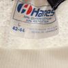Hanes 80s 90s Old LAUREL BURCH Cat Long sleeve sweat trainer L white Cat Men's Used