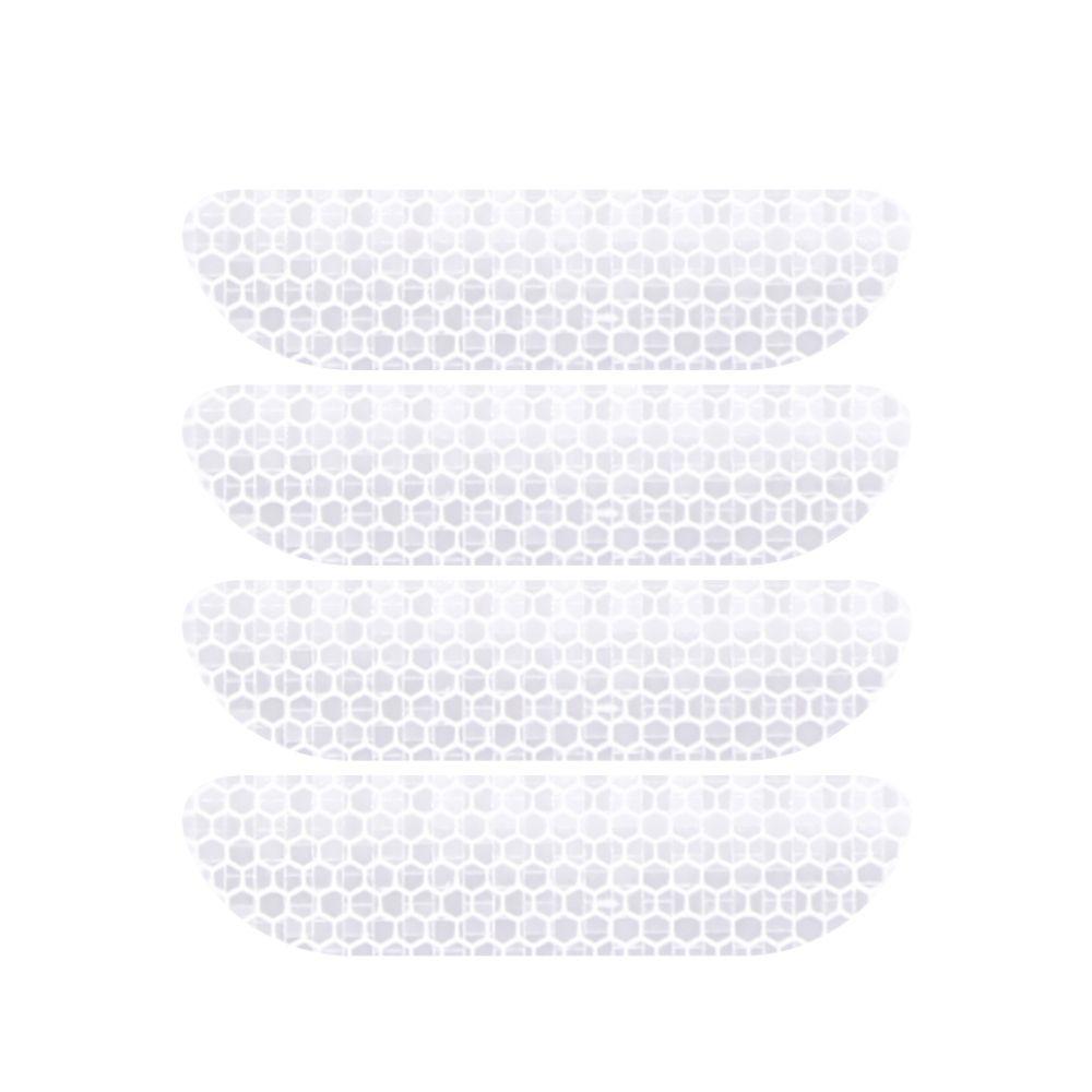 4pcs Tail Universal Open Sign Car Door Stickers Reflective Tape Warning Mark Safety