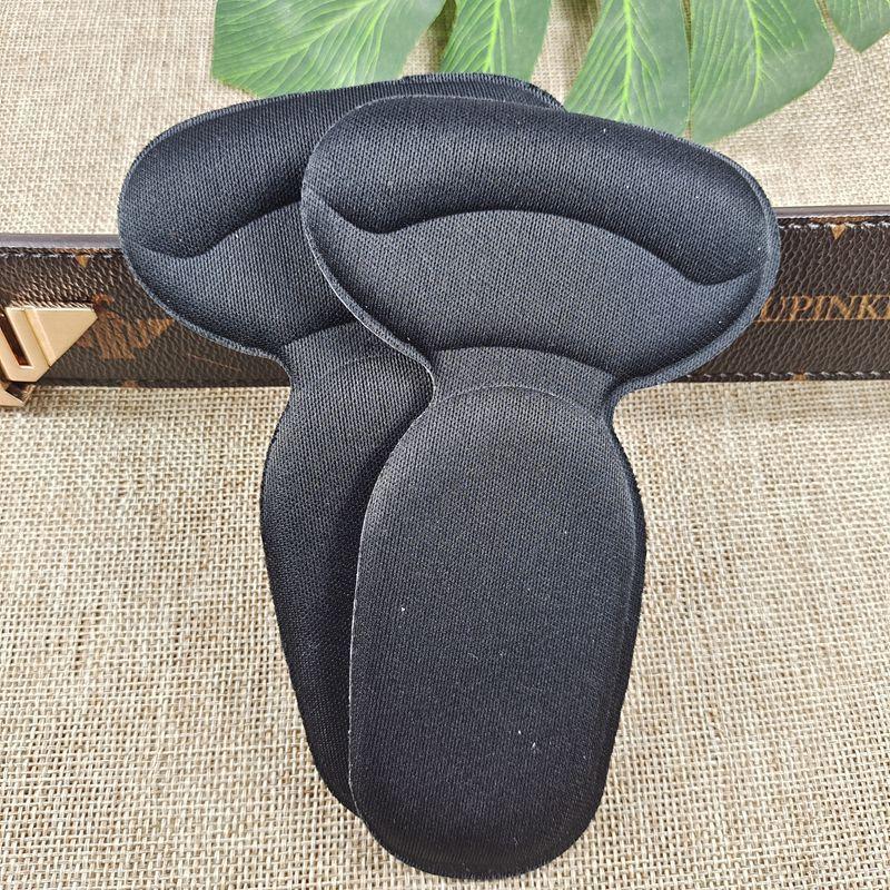 2 в 1 Наклейки на пятки Противофрикционные наклейки для ног Поролоновые Т-образные наклейки для женских туфель на высоком каблуке для предотвращения соскальзывания пятки и боли Толстые накладки на пятки