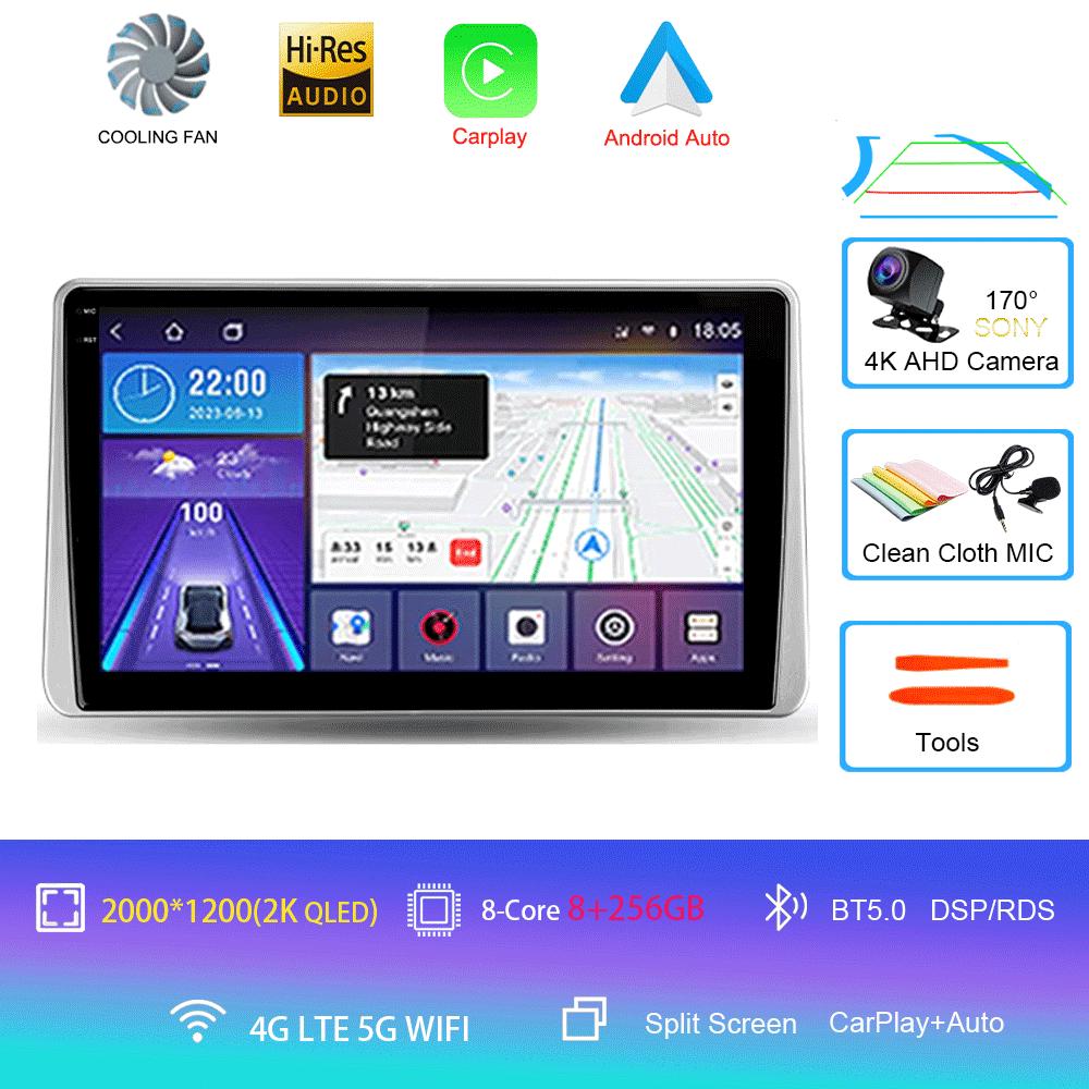 Автомобильное радио Android 14 Carplay Auto для Nissan Sentra 5 B15 1999-2006 GPS-навигация Мультимедиа Видеоплеер Головное устройство Стерео DSP
