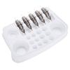 12Pcs Disposable Plastic Tattoo Cartridge Color Tray Needle Holder Stand Trays Tattoo Plate