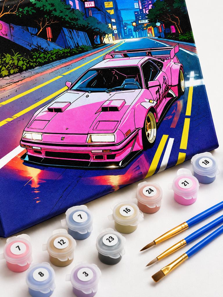 Paint By Number Pictures To Paint Neon Ride 40X50