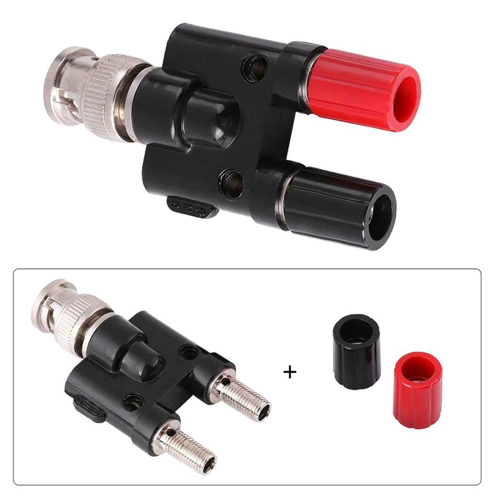 2 шт. BNC Female на двойной разъем типа «банан», соединительный разъем RF Coax Splitter для антенн HF-радио