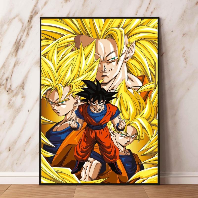Dragon Ball Carot Art Мультипликационный персонаж Изображение на холсте Друг