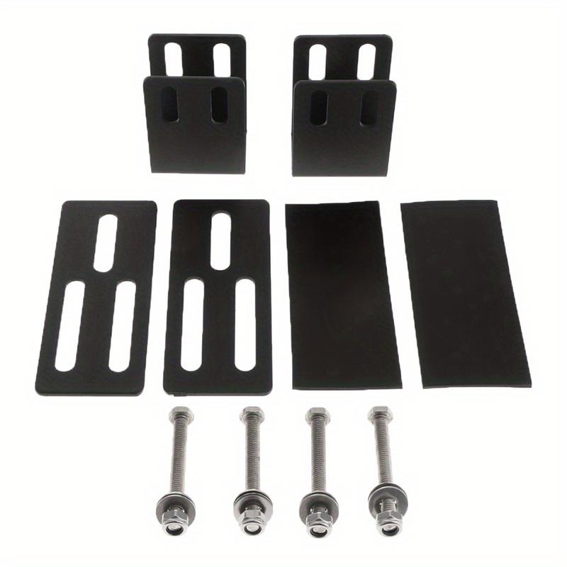 2 комплекта крепление для багажника на крышу автомобиля, кронштейн для фонаря, поперечина, держатель для крепления багажника на автомобиль, внедорожник, светодиодная световая панель, рабочий свет, автомобильные аксессуары.