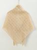 Вязаный Ажурный Ложный Воротник Шаль Шарф Модный Пуловер Легкий Однотонный Ажурный Вязаный Большой Шарф для Женщин Накидка