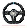 Спортивный руль M Sport для BMW F20 F30 F31 F32 F33 F34 F10 F11 F12 F22 F25 F26 E90 Модификация M3 M5 Кожаный Плоское дно с подрулевыми лепестками