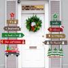 Christmas New Door Hanging Christmas Holiday Party Atmosphere Decoration Hanging Door Sign Customization