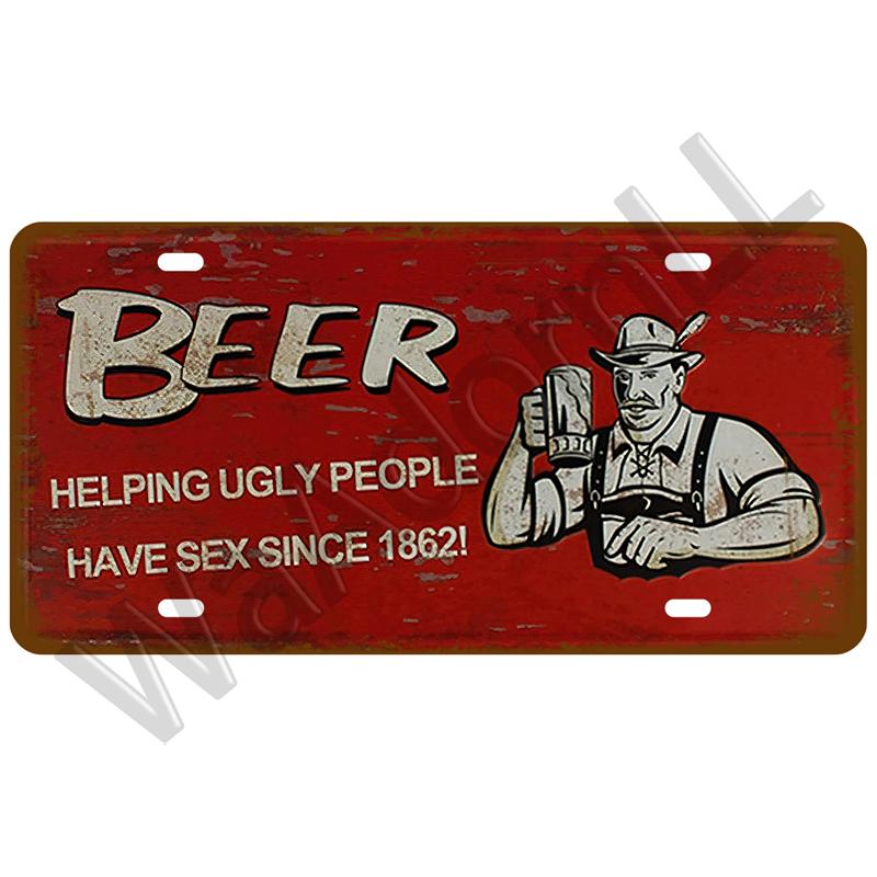 Vintage Metal Sign Brand Cafe Drink Coffee Beer Tin Sign Funny Poster Home Decor For Bar Pub Club Man Cave Wall Decoration Art
