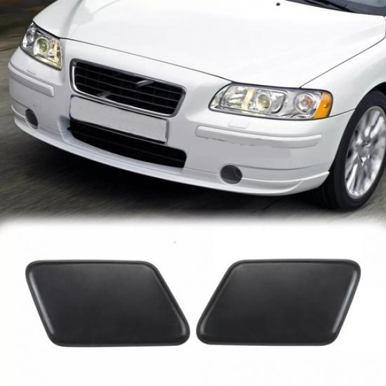 2 шт. для Volvo S60 2005-2009 гг. Крышка омывателя передней фары черная левая+правая сторона