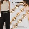 Европейская и американская мода Горячие девушки Декоративная металлическая поясная цепочка Женская пляжная цепочка с ракушками Богемные аксессуары для платья Пояс