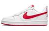 Кроссовки Court Borough Low 2 'White University Red' Gs BQ5448-103