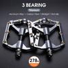 WEST BIKING Bicycle Pedal Three Bearing MTB Road Bicycle Pedal Aluminum Alloy Anti Slip Universal Bicycle Accessories