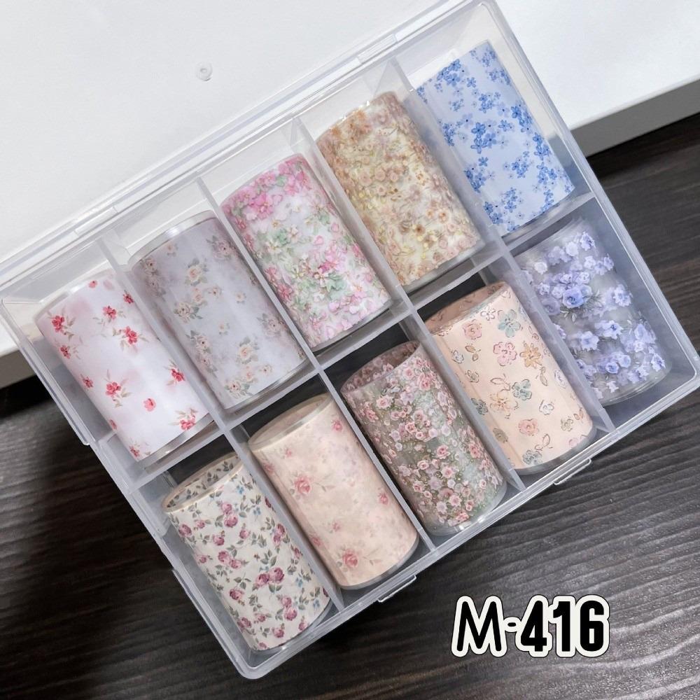 Rose Flower Pattern Nail Foils Lace Design Nail Art Stickers Transfer Paper Nail Decoration