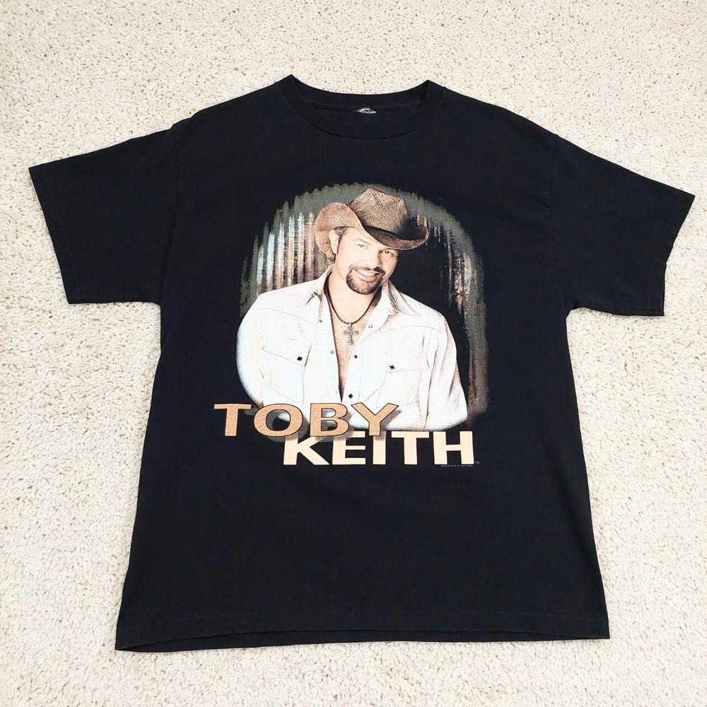 Toby Keith 2006 Hookin' Up Hangin' Out Tour T-shirt Y2k Concert Band Tee. Sz M.