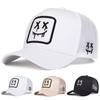 Unisex XX Smiling Face Embroidery Baseball Net Caps Spring and Summer Outdoor Adjustable Casual Hats Sunscreen Hat