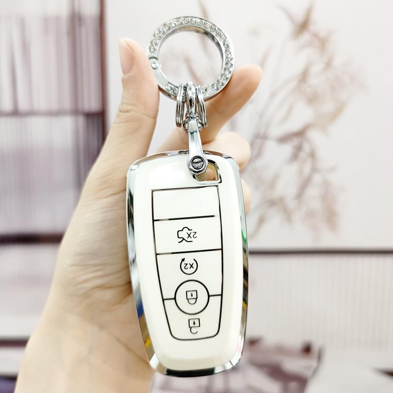 Чехол для ключей Lincoln Corsair & Navigator - Мультяшный дизайн для Aviator, MKZ, Continental, MKC, MKX