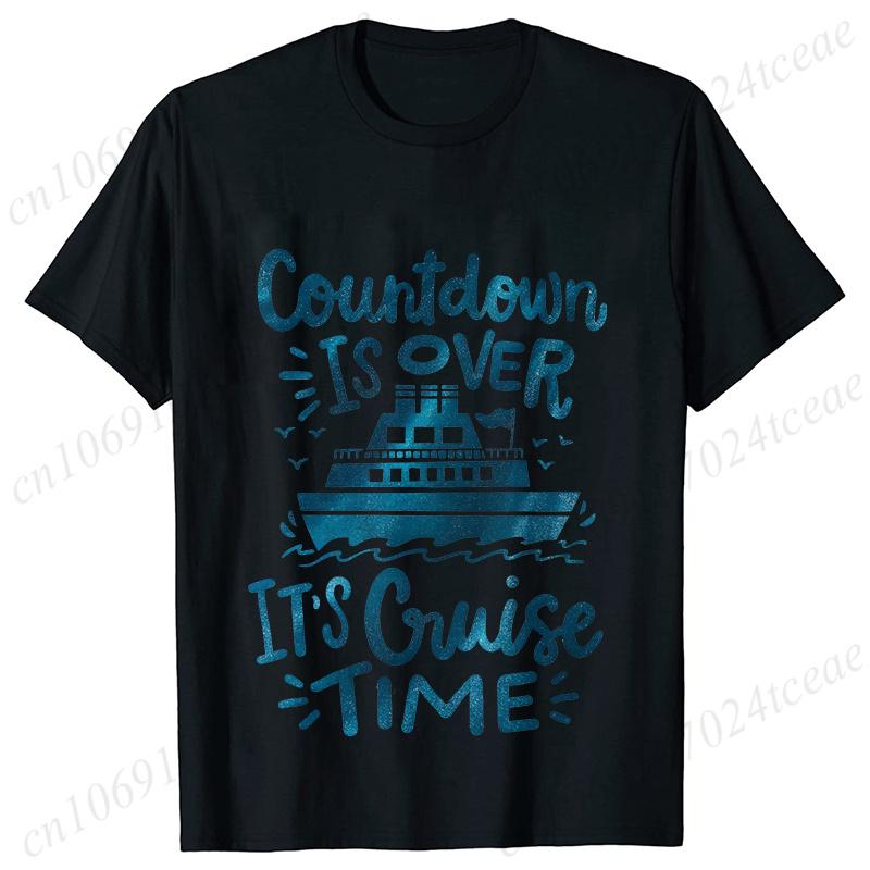 Countdown Is Over It's Cruise Time T-shirts, Cruise Vacation Tshirts, Cruise Ship Tee Shirt,Family Matching Travel Outfits Gift