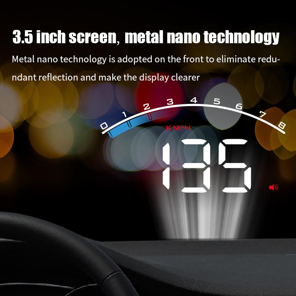 HUD дисплей, автомобильный проекционный дисплей, автомобильные аксессуары, цифровая охранная сигнализация OBD2 M6S, спидометр, лобовое стекло, проектор, авто электронный