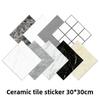 10pcs Self Adhesive 3D Foam Wall Sticker Imitation Marble Renovation Tile Sticker  Kitchen Cabinet