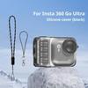 For Insta360 Go Ultra Protective Cover TPU Anti Drop Ice Sensing Heat Antifall With Lens Cap Lanyard Dissipation Protective Case