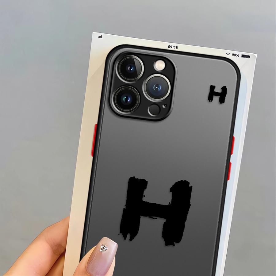 Чехол для iPhone 17 Pro Max 16 Plus 11 Air 14 15 XS XR 7 8 SE 13 Mini 12 Funda Задняя крышка телефона Счастливая буква