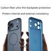 Full Frame Carbon Fiber Kevlar For Magsafe Magnetic Phone Case For iPhone 17 16 15 14 13 12 Plus Pro Max Wireless Charge Cover