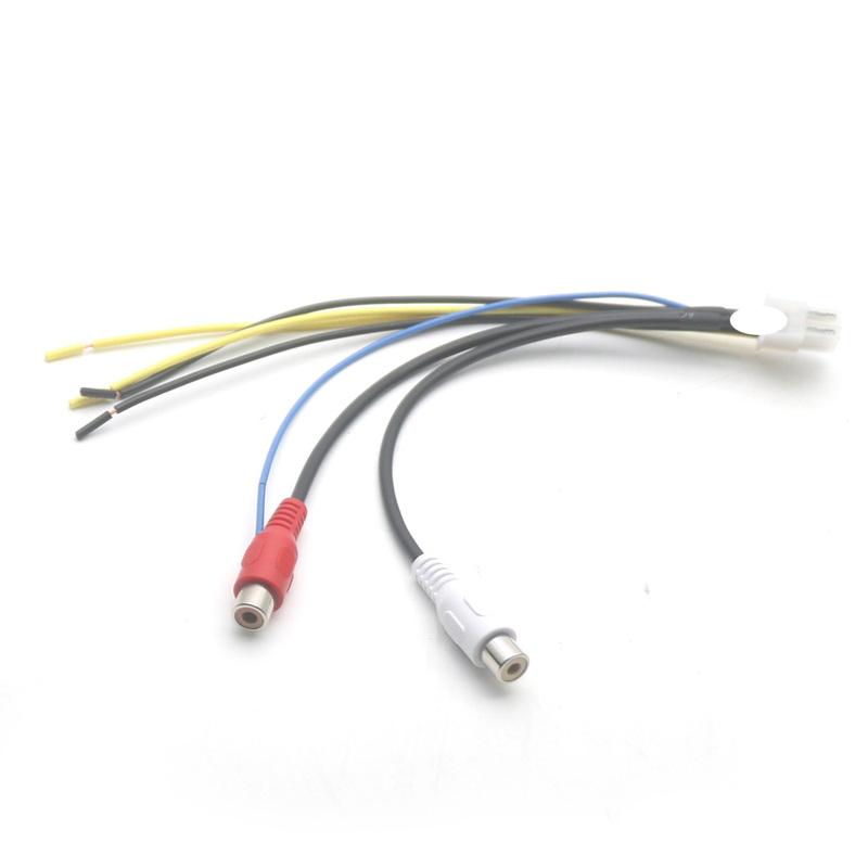 Car Stereo Amplifier 10 Pin Plug Power Harness Sub-woofer RCA Adapter For Pioneer TS-WX300TA TS-WX300A TS-WX1210A TS-WX1010A