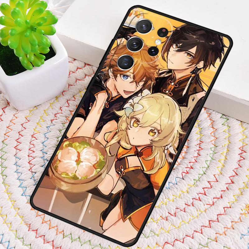 Мягкий силиконовый чехол для телефона Genshin Impact для Samsung Galaxy note 10 pro S26 S25 S24 S23 S22 S21 Plus S25Ultra Capa Cover