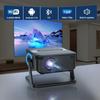2025 New Portable Android 11 Free-style WIFI LED Home Theater Movie Game Projector