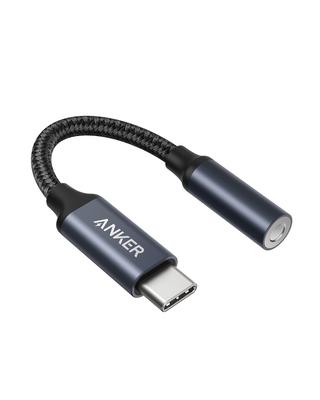 Адаптер аудио Anker mm с высоким разрешением, совместимый с высокой прочностью для MacBook Air Pro iPad Pro Android-устройств USB-C и 3.5 / / / / Type-C