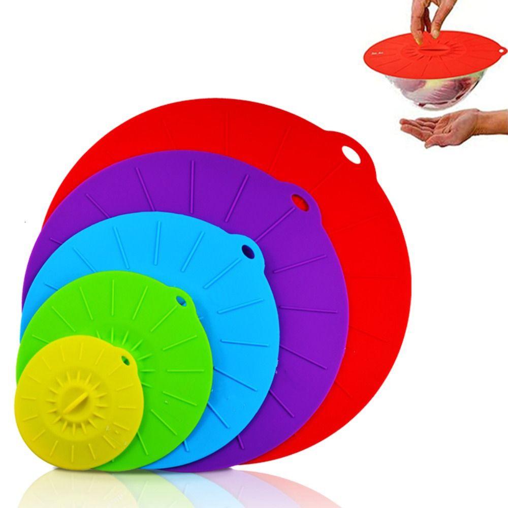 Sealed Keep Fresh Heat Resistant Reusable Microwave Cover Food Lid Kitchen Gadgets Storage Cover