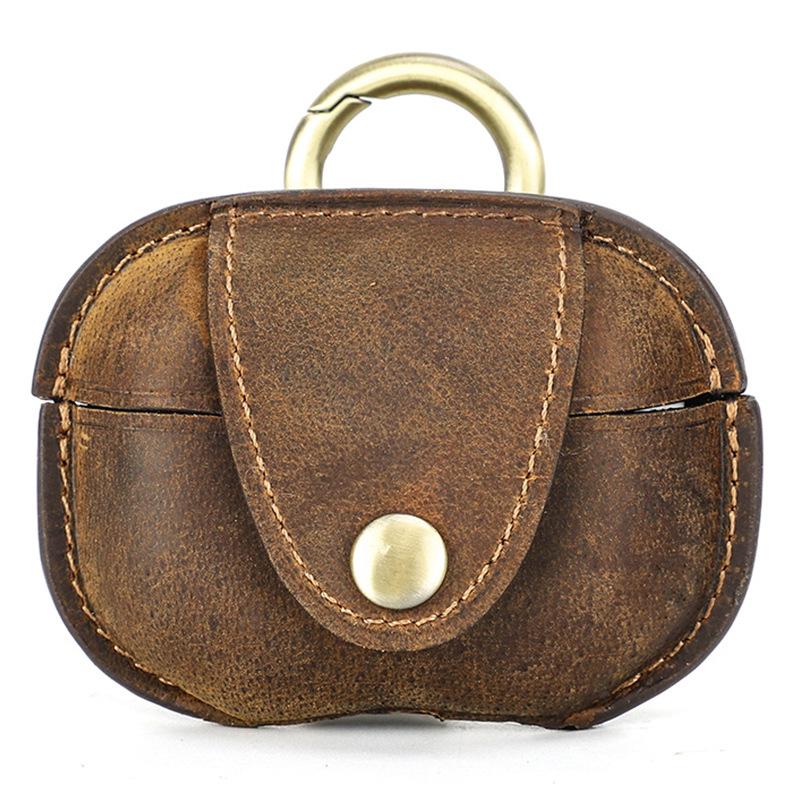 Чехол ручной работы из натуральной кожи для AirPods Pro 2