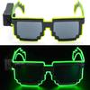 Wireless LED Light-up Glasses Glow In the Dark Flashing Glasses  for Adult Kids