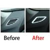 Dashboard Side Outlet Vent 2018-22 Cover Trim Matte Silver For BMW 5 Series G30
