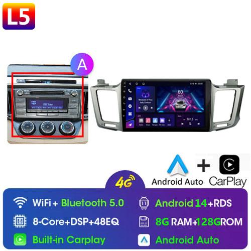 Для Toyota RAV4 Rav 4 XA40 2012 - 2018 Android Car Radio Multimidia Video Player Navigation GPS Carplay Touch Screen Auto Stereo