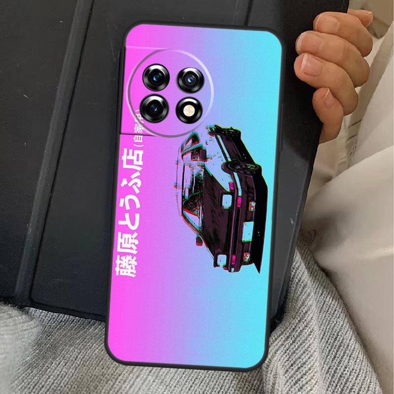 Чехол JDM Vaporwave Glitch Аниме для OnePlus 15 13 12 11 13R 13T 10T 10R 12R OnePlus Nord 5 CE 2 3 4 Lite N20 N30